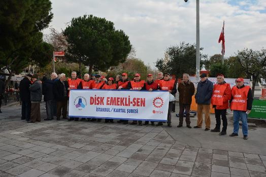 Emekli-Sen Kanal İstanbul’a ve Sefalet Ücretine Sokakta Hayır Dedi