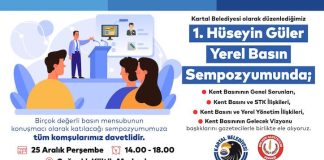 Kartal Belediyesi’nden 1. Hüseyin Güler Yerel Basın Sempozyumu